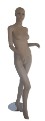 Mannequins - Color Full Body Female Style Bald 