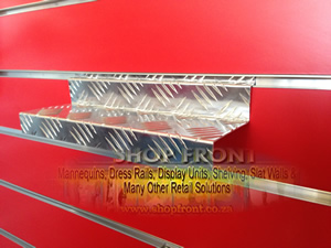 Aluminium checker plate shoe slat
